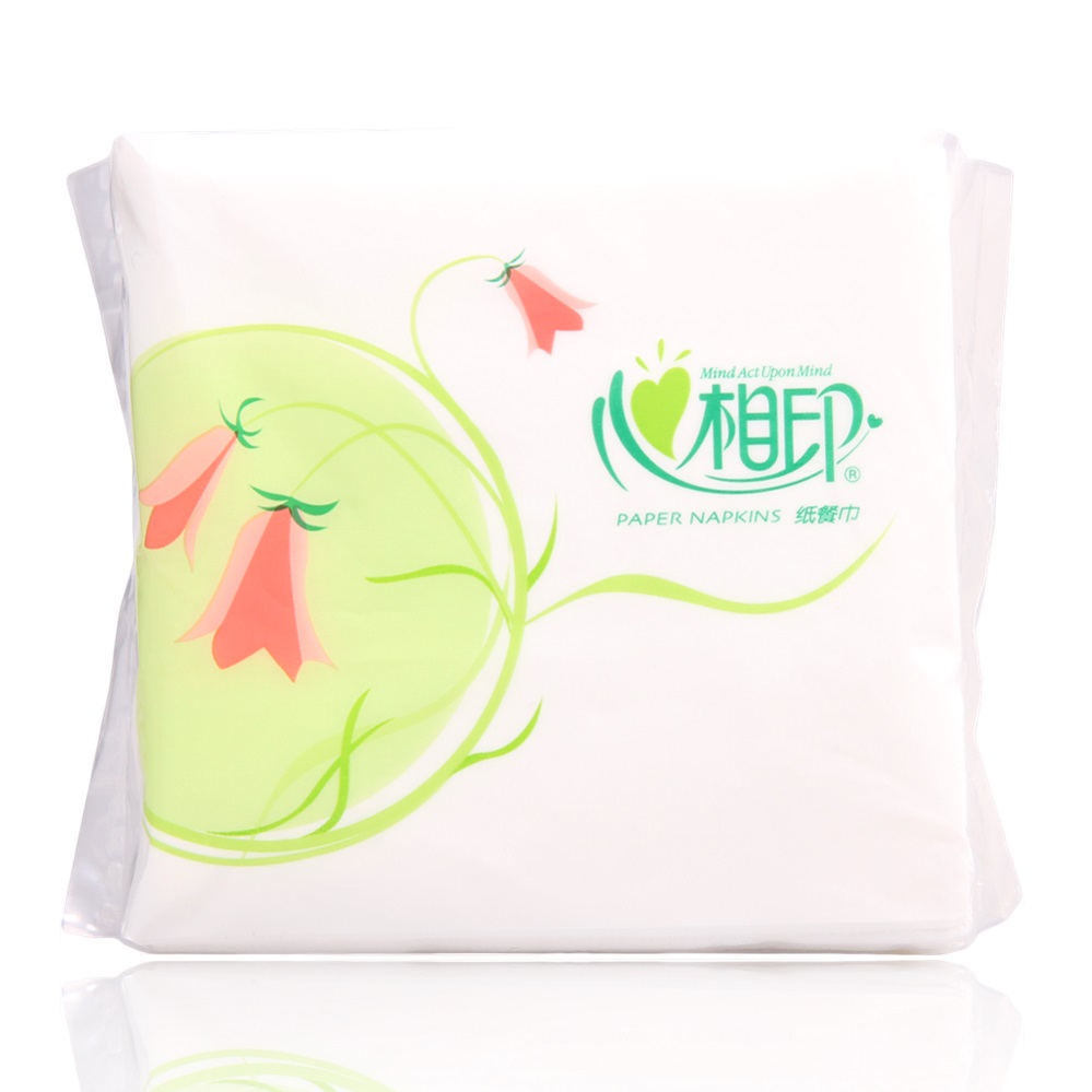 心相印抽纸T2125 50张平板餐巾纸巾面巾纸 一包