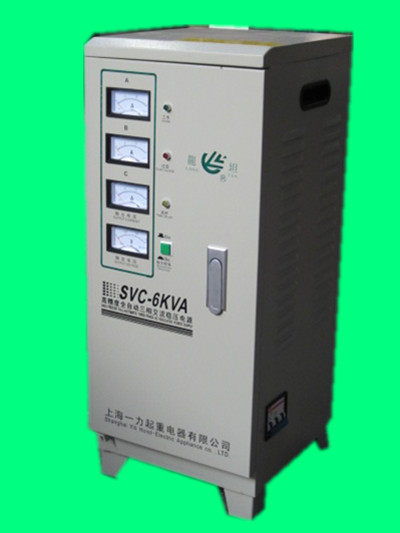 Direct Sale Price of SVC-6KVA manufacturer of a power three-phase stabilized voltage supply in Shanghai