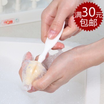 Nikon Pacifier Brush Dual-use Sponge Pacifier Brushed Milk Bottle Brush Small Pacifier Brushed Baby Supplies