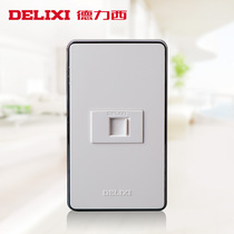 Delixi 120 type switch socket CD330 telephone information weak current wall panel