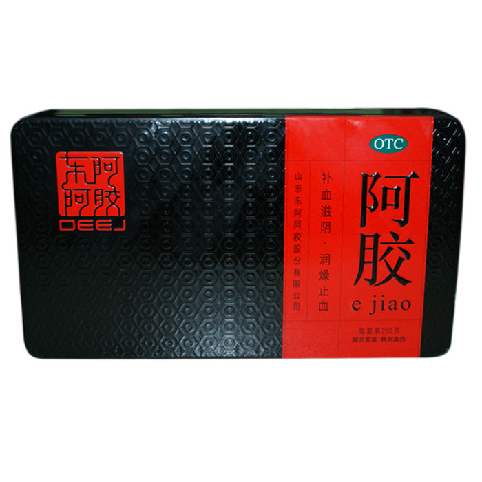 山东东阿阿胶 铁盒阿胶块250g 补气补血 滋阴润燥 包邮