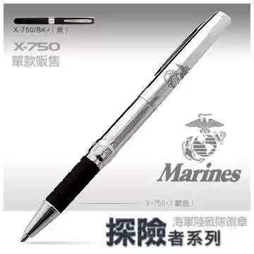 American shuttle Pen Fisher Space Pen Marine Corps badge X-750