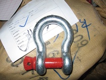 G209 American bow type lifting shackle wire rope chain rigging ring buckle hoisting shackle 2 tons 3 tons 5 tons 8 tons