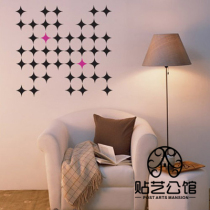 ins geometric wall stickers refrigerator cabinet free combination childrens room bedroom J-016 Bling-Bling