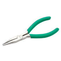 Taiwan Baogong 1PK-036S Non-slip green handle titanium tooth pointed nose pliers(135mm)