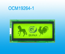 Jinpeng graphic dot matrix LCD module OCM19264-1 Voltage 3 35V Blue yellow