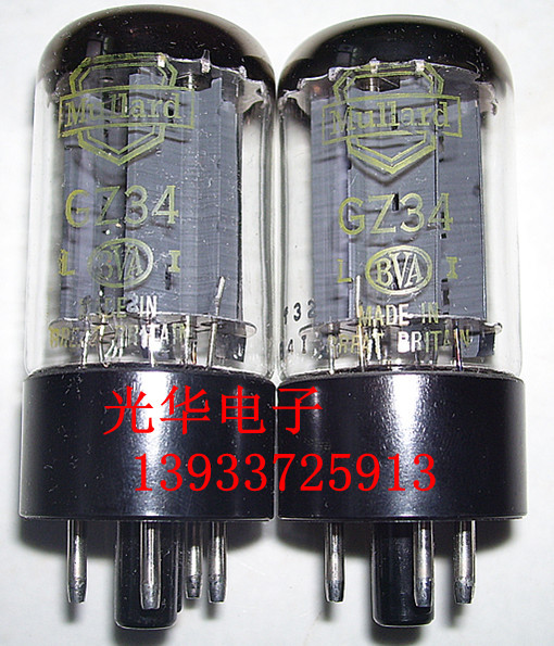 New British Great Shield GZ34 vacuum tube alternative to 5AR4 274B