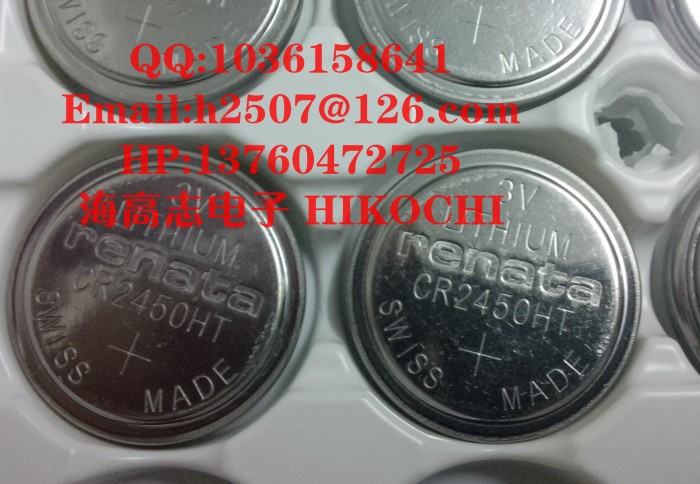 Original Swiss RENATA CR2450HT TPMS 3 0V dedicated 125 degree high temperature button battery