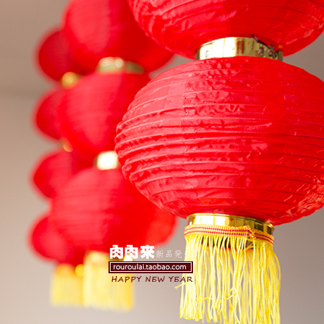 Lantern Palace Lantern Can Fold the Spring Festival New Year's New Year Red Lantern Festival Wedding Wedding Happy Festive Decorations