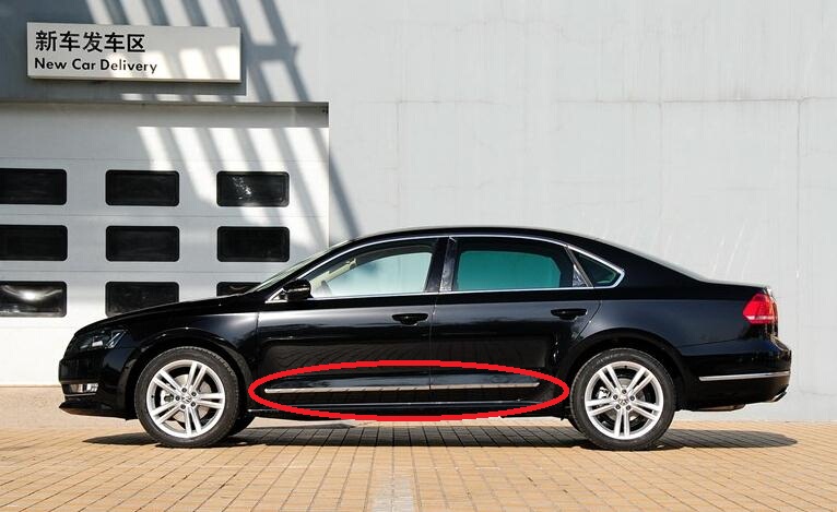 Suitable for New Passat Door Trim Strips 11-18 Models, Passat Door Anti-Collision and Anti-Scratch Strips, Door Decorative Strips