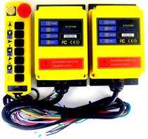 Six-way one control two industrial remote control bridge machine remote control dual receiver remote control AB car switch