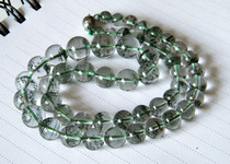 Water jade ice ink green ghost necklace Brazilian Green Ghost star necklace tower chain large real