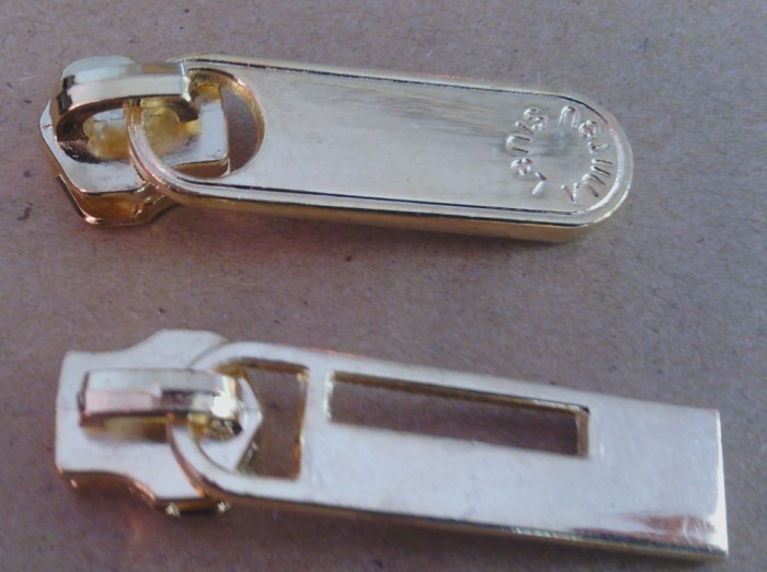 No. 5 zipper head school bag zipper head zipper head No. 5 golden slider suitable for iron tooth zipper 1 5 yuan