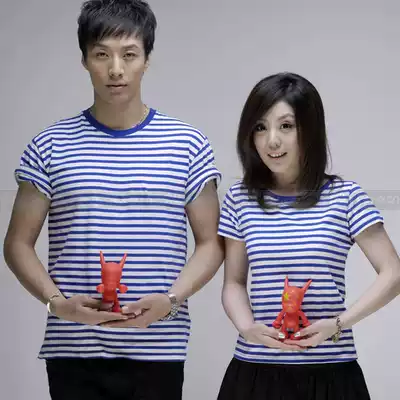 Sailor uniform national goods short-sleeved T-shirt 3510 undershirt sea soul shirt short-sleeved sea soul shirt