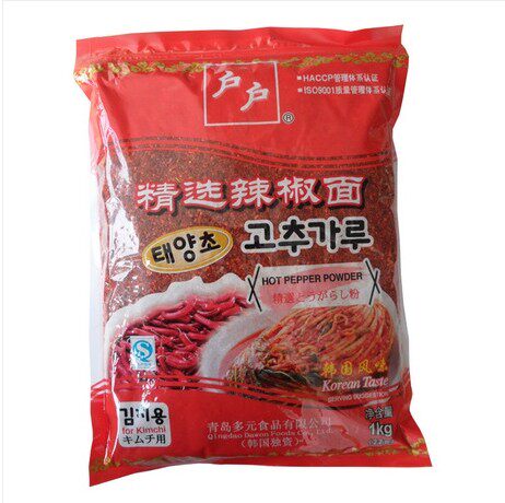 No spicy chili noodles spicy cabbage pickled family card selected chili noodles 1kg coarse Korean kimchi special