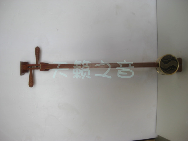 National musical instruments Ring Qin Musical instruments Copper tube Mahogany ring Qin gift box