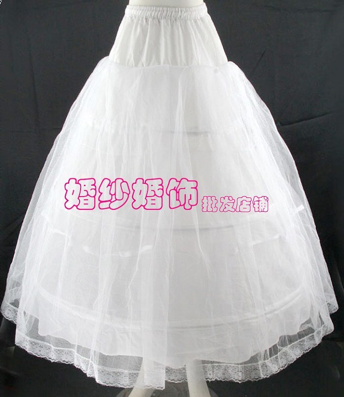 Wedding dress skirt, dress skirt, skirt, with a hard yarn, three circles, two yarn, good skirt, enlarged skirt, hs302h