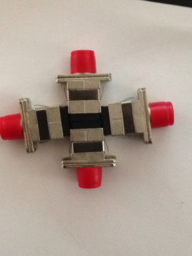 SC FC fiber optic switching flange optical fiber couplers square swivel flange round head turn-to-square-box couplers