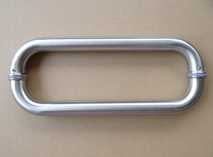 304 stainless steel handle thickened O type handle glass door shower room shower bathroom handle armrest wire drawing bright light