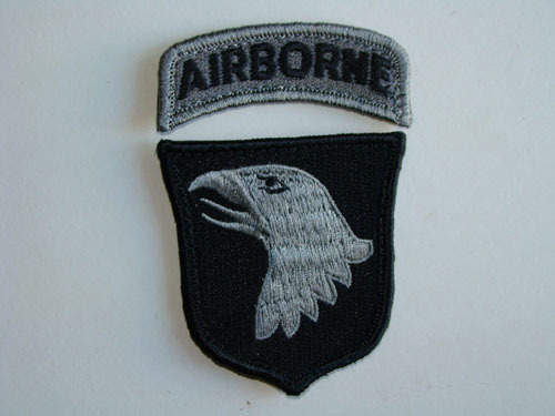 Embroidery Badge USA 101 Airborne Division Arm Badge Windcoat Jacket Badge With Magic Sticker