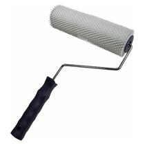 Epoxy resin floor self-leveling cement floor finish construction wear-resistant nylon defoaming roller brush 14MM tooth height