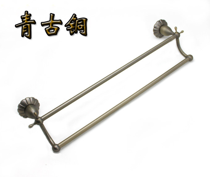 Bronze Carrero Empire Classical European Double Towel Bar Double Bar 10100952 Towel Rack