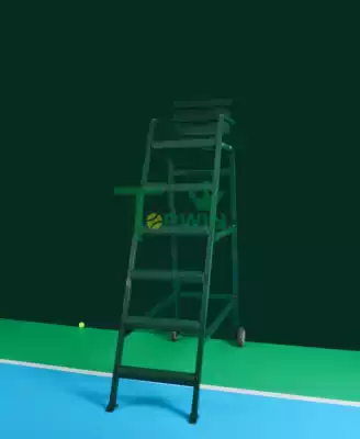 Topwin all aluminum alloy tennis court referee chair swimming pool lifeguard seat observation chair