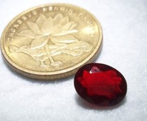 Artificial glass imitating almandine garnet