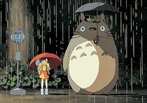 Spot Japan Ensky imported jigsaw puzzle Hayao puzzle Totoro in the Rain (108 pieces)