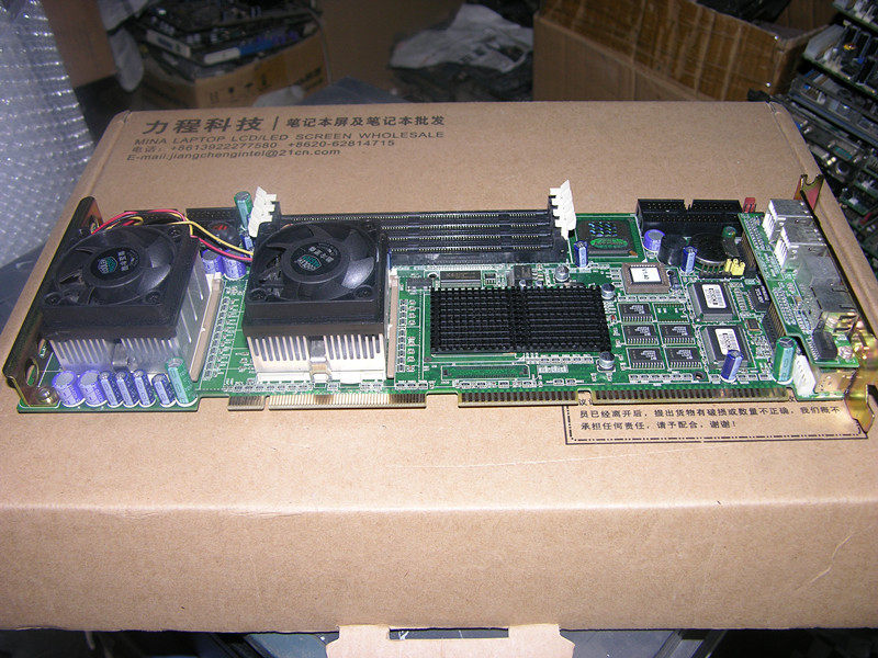 Demolition and Research PCA-6277 A1 full-length dual P3 CPU artificial control motherboard