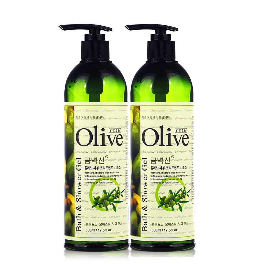 韩伊Olive纯橄榄精油沐浴露乳套装正品全身美体白补水护理男女士