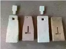 High temperature furnace Ding brick Refractory brick Electric furnace accessories refractories Various well-type box kiln resistance wire isolation