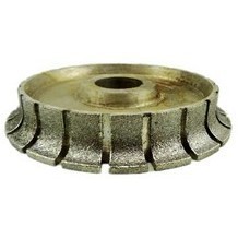 2 cm small round edge plating wheel stone grinding machine knife head