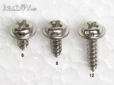 Cross round head cap gasket Large flat head self-tapping screw Screw m3 nickel plated and hardened m4 multi-specification