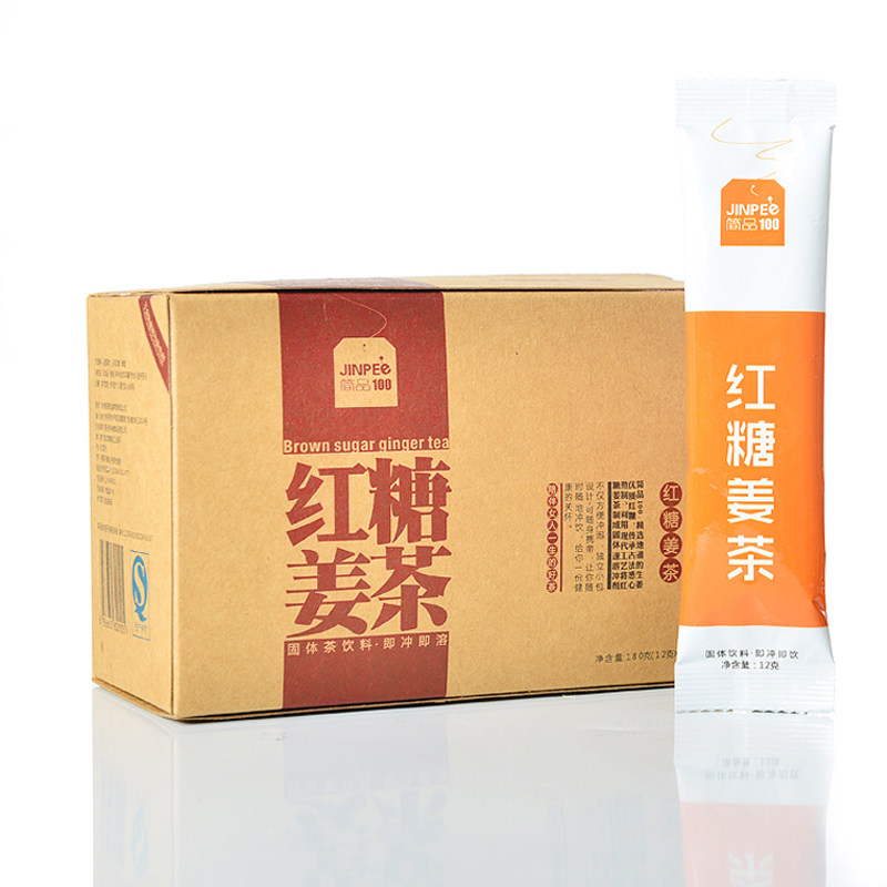 【天猫超市】简品100 红糖姜茶12g*15条 简品姜茶 速溶颗粒老姜汤