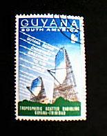 Foreign stamp Guyana radar 0 4 yuan after the price change