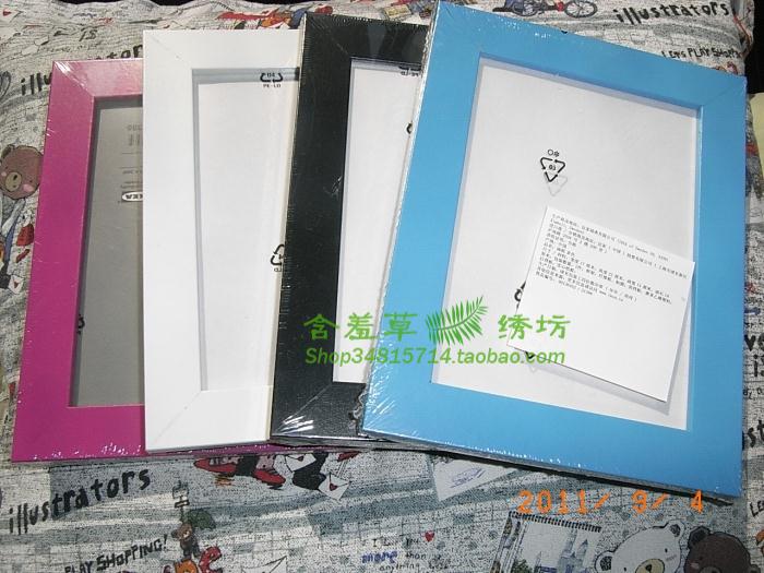 Cross-stitch finished photo frame YJ 6 inch 7 inch photo frame (DIM Xiaojin Xiaopu perfect match)