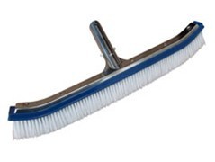 Swimming pool cleaning pool brush pool cleaning tool 18 inches aluminum back