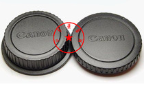 Domestic applicable Canon EF bayonet camera with body cover and lens rear cover