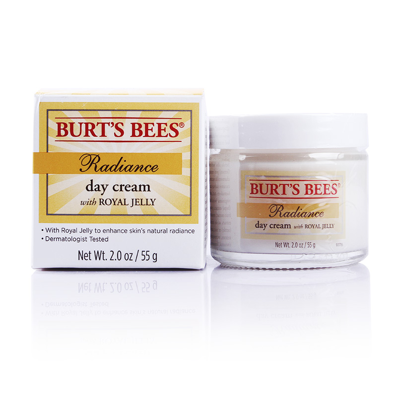 美国直邮 Burt's Bees小蜜蜂轻盈透亮 蜂王浆保湿日霜面霜 55g