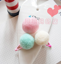 New ~ cute ice cream polo ball BB clip pet teddy Yorkshire dog clip ornament