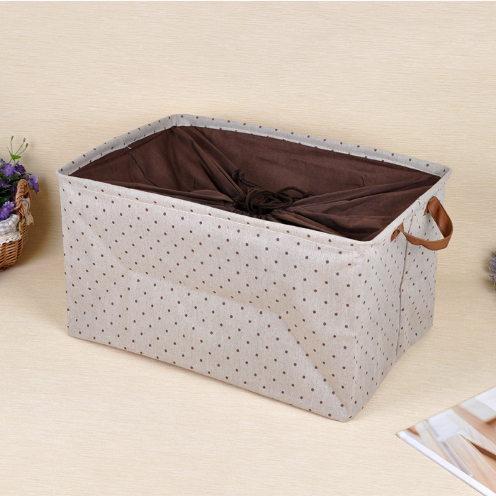 2 pieces ZAKKA cotton hemp cloth art big number Quilt Toy Containing basket Folding containing box