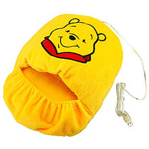 Iwarming Kids Creative Plush Cartoon Winibear USB warm foot Baowi Winibear Bears Fever Shoes