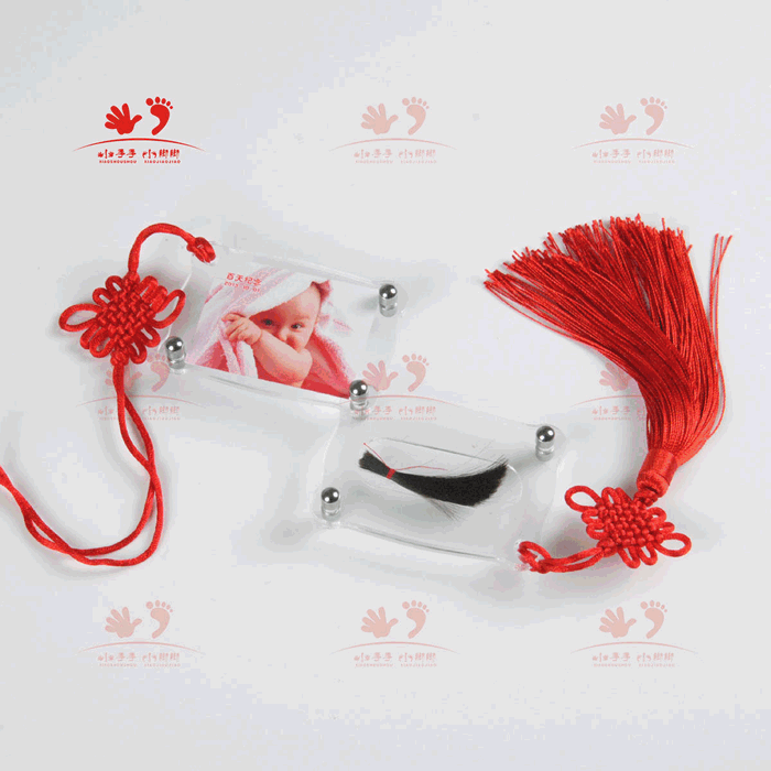 Baby souvenirs Personalized products Fetal hair pendant Umbilical cord photo frame package DIY 