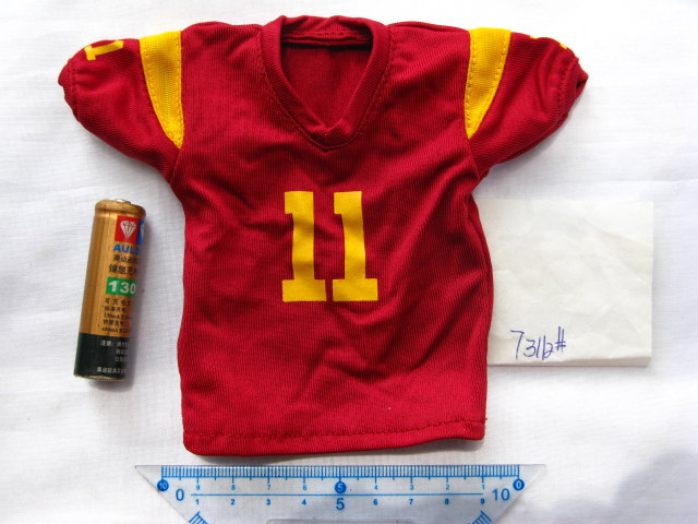 Crown Soldier Eight Legs 1:6 Veyron Parts 73112 Red 11# Half Sleeve Jersey 5 yuan 1 piece