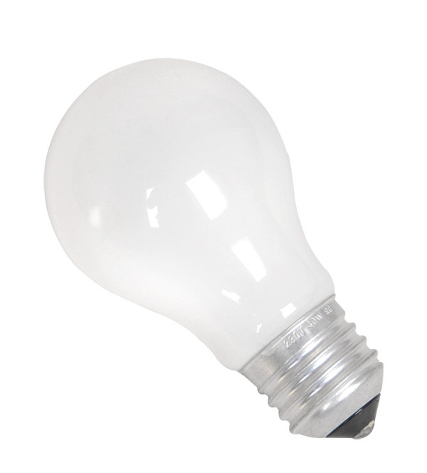 A19 E27 E26 110V220V internal coated white transparent light source incandescent bulb