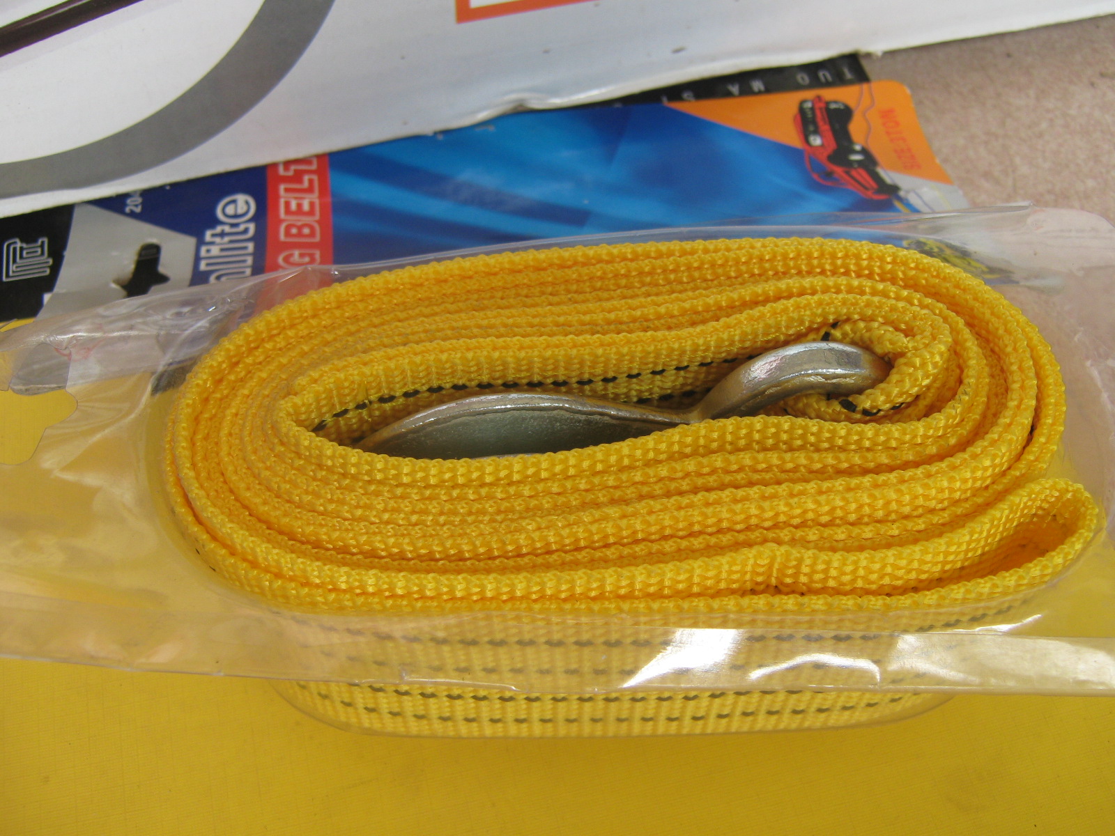 Powerful fluorescent car cart rope pull rope traction rope Self-driving supplies Travel 3 6 m 3 ton