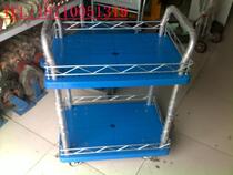 Double-layer guardrail car tool car instrument car Silence car 60cm * 90cm 300kg dining car