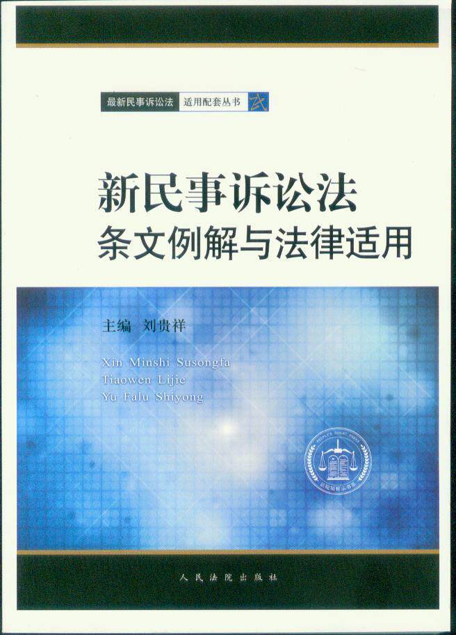 新民事诉讼法适用配套丛书6 新民事诉讼法条文例解与法律适用