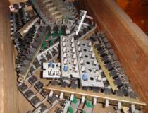 Color TV preselection switch backlog clearance